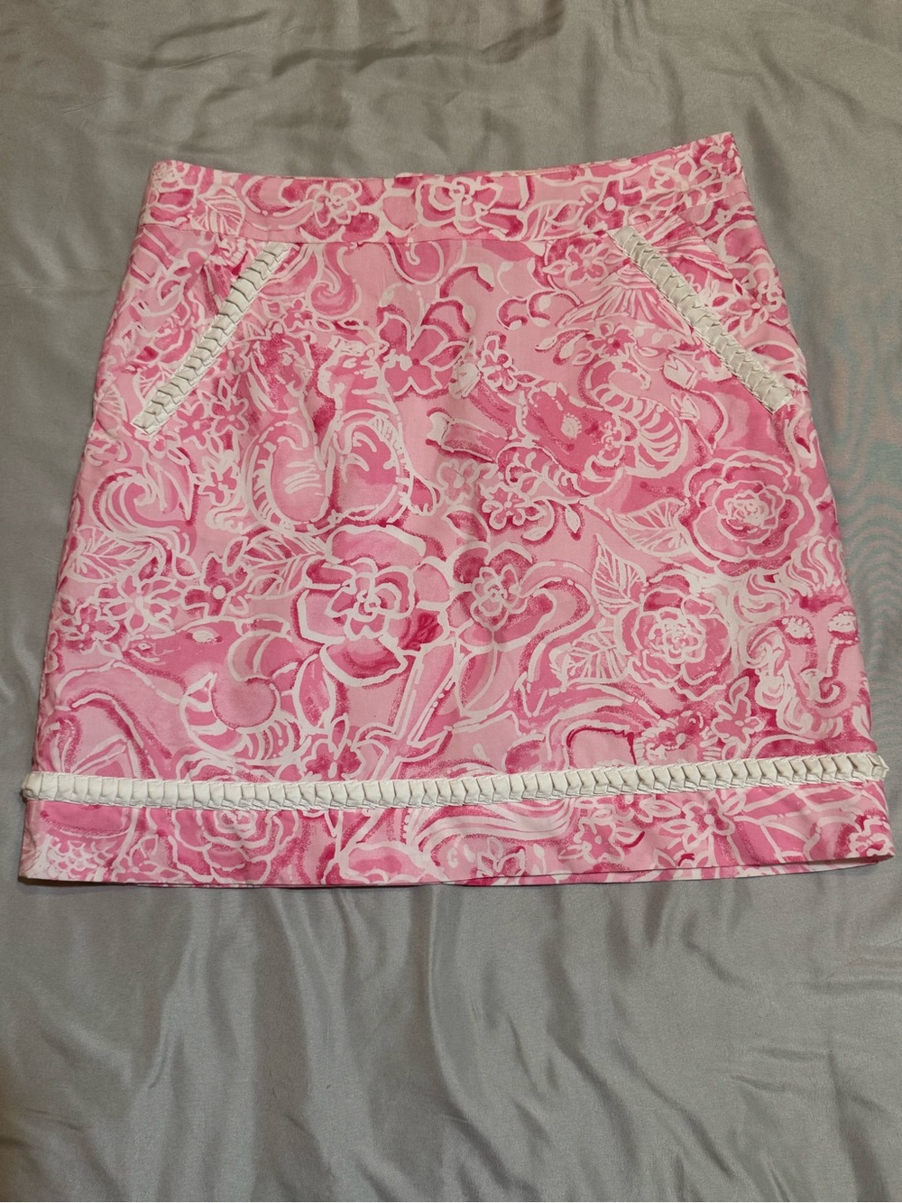 Lilly Pulitzer “What’s Your Sign” Print Skirt